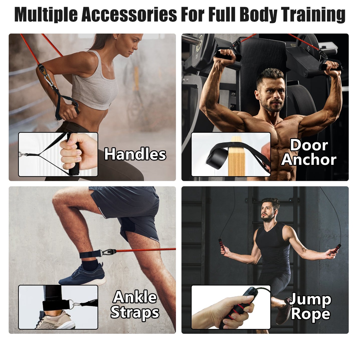 Portable Push Up Board with 15 Accessories Set