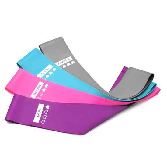 Resistance Bands Set for Booty & Fitness – Elastic Workout Bands for Gym, Yoga & Strength Training
