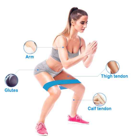 Resistance Bands Set for Booty & Fitness – Elastic Workout Bands for Gym, Yoga & Strength Training
