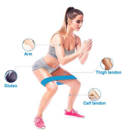 Resistance Bands Set for Booty & Fitness – Elastic Workout Bands for Gym, Yoga & Strength Training