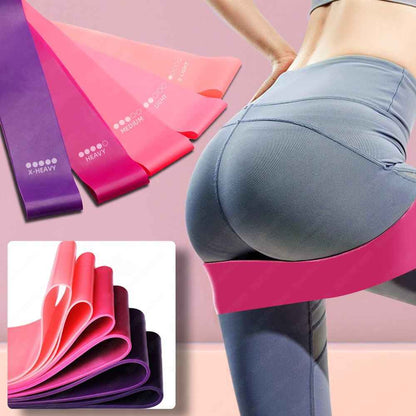 Resistance Bands Set for Booty & Fitness – Elastic Workout Bands for Gym, Yoga & Strength Training
