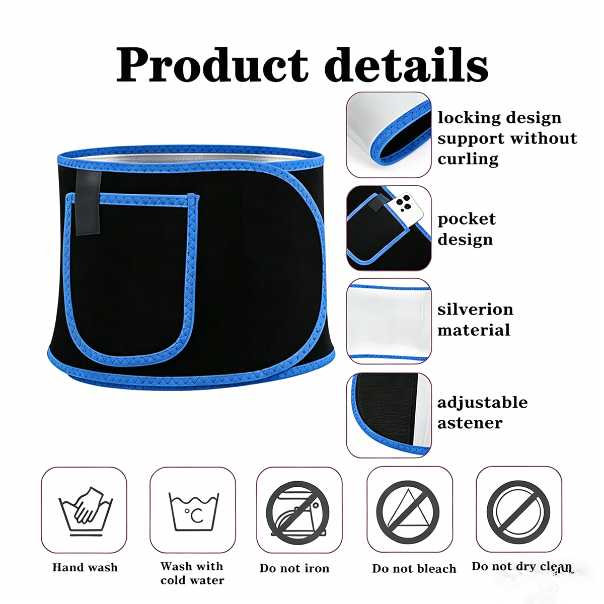Waist Trimmer Belt for Men and Women Sweat Sauna Wrap for Belly Fat Burning and Waist Training Support