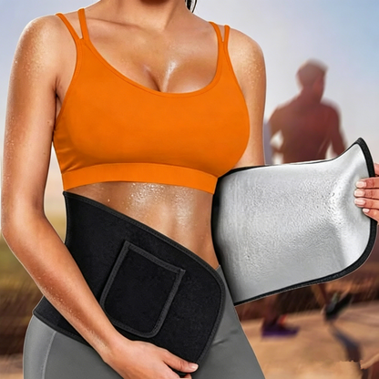 Waist Trimmer Belt for Men and Women Sweat Sauna Wrap for Belly Fat Burning and Waist Training Support