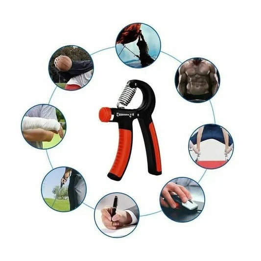 Adjustable Hand Gripper for Grip Strength & Forearm Training (22–132 lbs / 10–60 kgs)