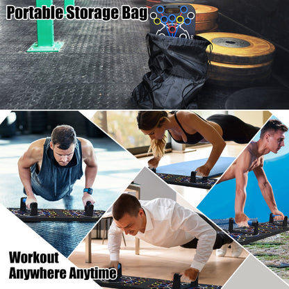 Portable Push Up Board with 15 Accessories Set